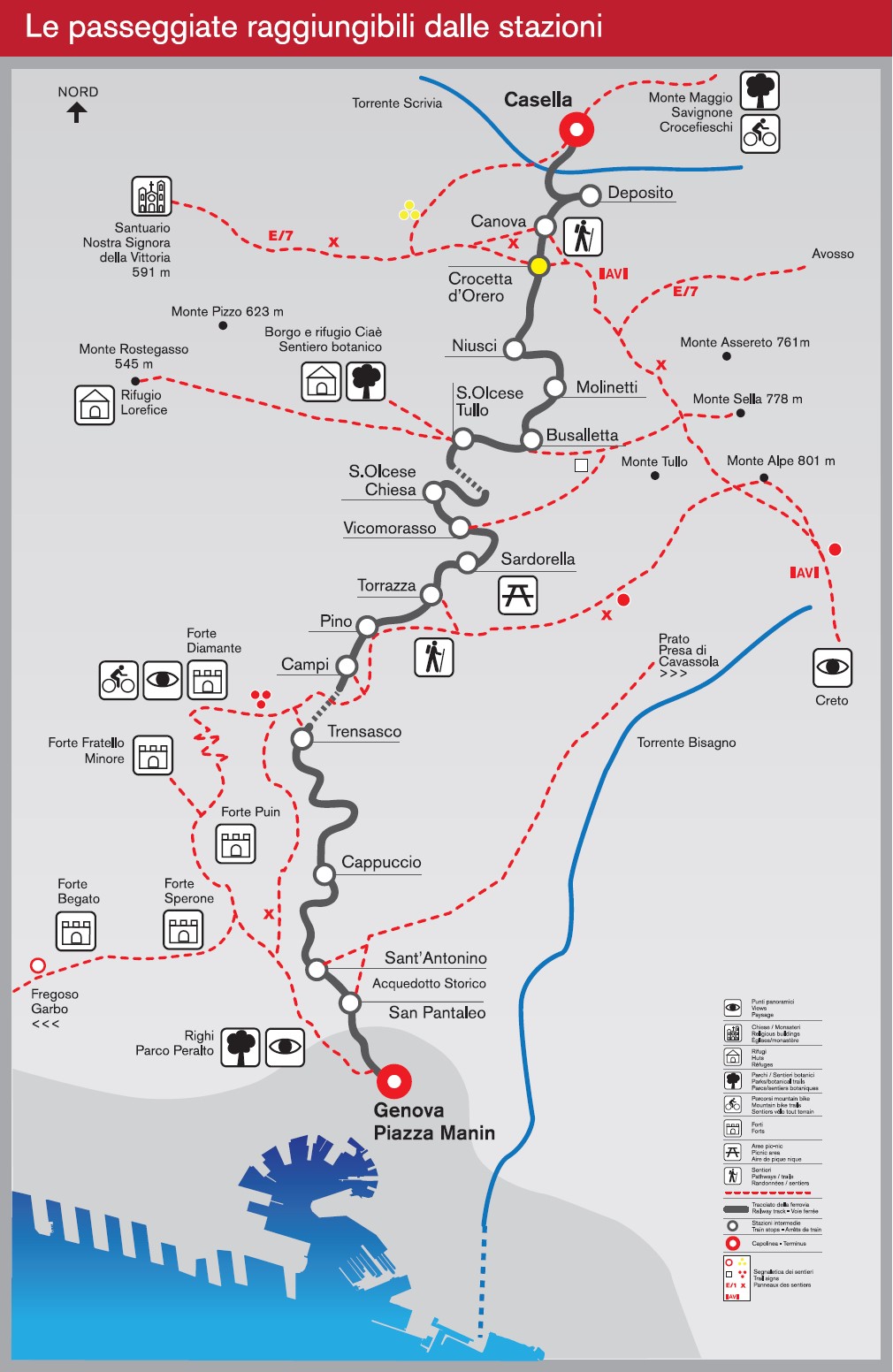 mappa della linea